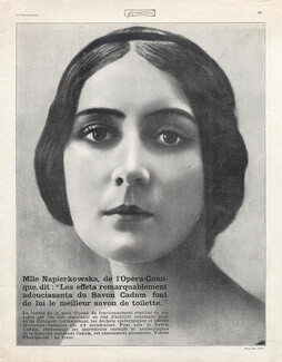 Cadum (Cosmetics) 1913 Napierkowska, Portrait