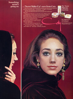 Coty (Cosmetics) 1968 Secret Make-up, Marisa Berenson