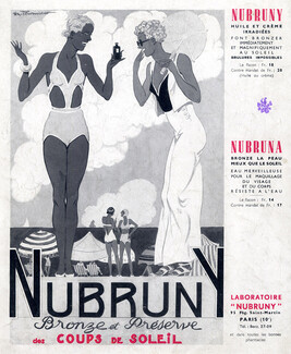 Nubruny 1934 Bathing Beauty, Swimmer