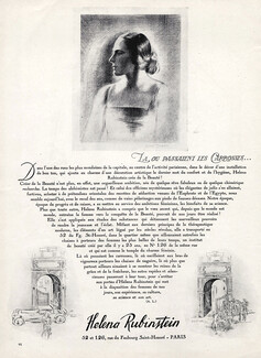 Mrs Helena Rubinstein 1926 Portrait, Henri Mercier, Texte A. L.