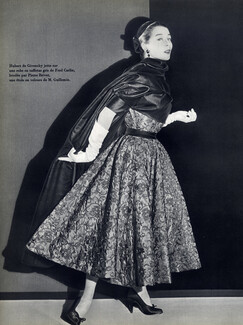 Givenchy 1952 Bettina, Evening Gown, Fred Carlin, Pierre Brivet, Marcel Guillemin