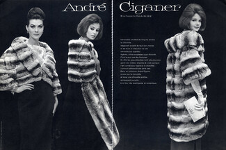 André Ciganer (Fur Coat) 1962 Photo Guy Arsac