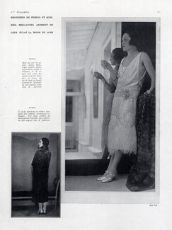 Worth 1924 Evening Gown & Coat, Photo Man Ray, Julienne Shoes
