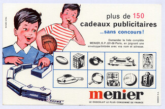 Menier Chocolates 196* Children Kids Toys Train Blotting Paper