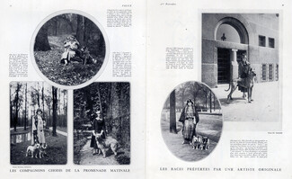 Comtesses De Maigret, De Pange 1924 Spinelly, Mrs Boutet De Monvel, French Bulldog