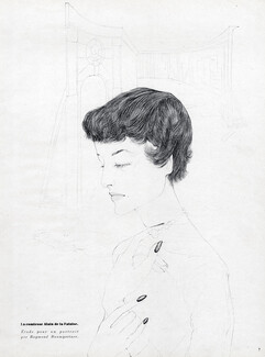 Raymond Baumgartner 1949 Comtesse Alain de la Falaise, Portrait