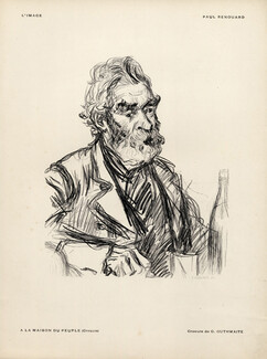 Paul Renouard 1897 A la Maison du Peuple, Portrait