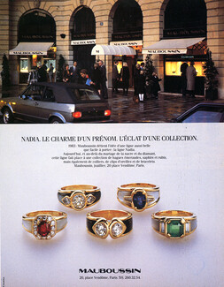 Mauboussin (Jewels) 1984 Shop, Store Place Vendôme