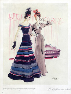 Chanel 1938 Velvet Evening Gown, René Bouët-Willaumez