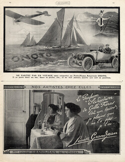 Onoto (Pens) 1912 J. Coquelle, Boat, Ship, Airplane, Gellé Frères, Louise Grandjean, Autograph