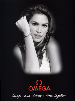 Omega (Watches) 1999 Cindy Crawford, 4 pages