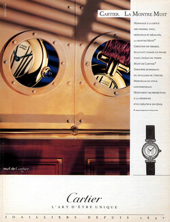 Cartier (Watches) 1987 Must (b&w)