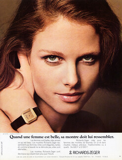 Richards-Zeger (Watches) 1976 Photo Jean-Loup Sieff