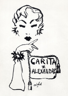 Carita & Alexandre (Hairstyle) 1953 Michel