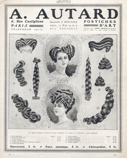 Autard (Hairstyle) 1908 Wig