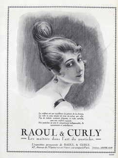 Raoul & Curly (Hairstyle) 1920 Wig, Hairpieces