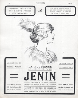 Pierre & Albert Jenin (Hairstyle) 1913 Wig