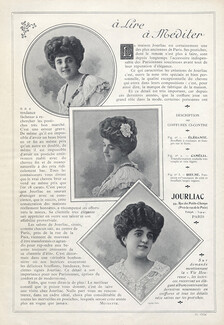 Jourliac (Hairstyle) 1906 Wig, Text Muguette
