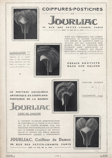 Jourliac (Hairstyle) 1908 Wig Hairpiece