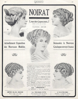 Noirat (Hairstyle) 1912 Wig, Hairpieces, Westfield