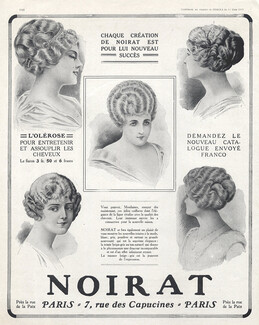 Noirat (Hairstyle) 1913 Wig, Hairstyle, Westfield