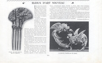 Falguiere (Comb) & Bonny (Diadème) 1901 Jewels Art Nouveau Style