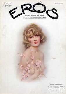 Suzanne Meunier 1924 Juillet, Eros Cover