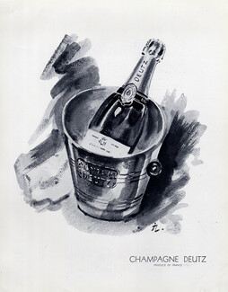 Champagne Deutz (Champain) 1947 Champagne