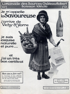 A. Ehrmann 1910 La Savoureuse, Chateau-Robert, Limonade de Vichy