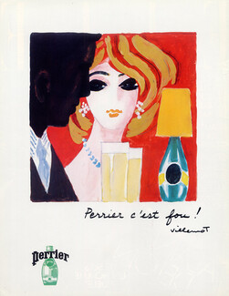 Perrier (Drinks) 1983 Bernard Villemot
