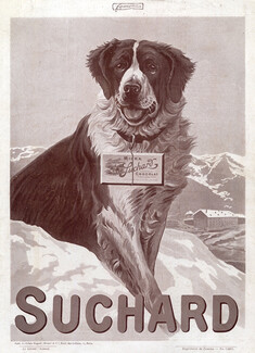 Suchard (Chocolates) 1907 Saint-Bernard Dog, Milka