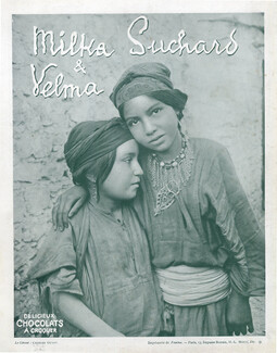 Suchard (Chocolates) 1912 Milka, Velma, Costume Turkish Children