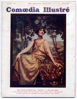 Comoedia Illustré 1921 n°9 Clotilde & Alexandre Sakharoff, Ballets Suédois, Fokine & Fokina, Alexandre Iacovleff