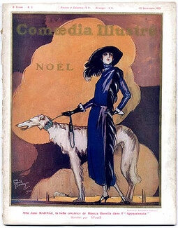 Comoedia Illustré 1920 December n°3, Jean-Gabriel Domergue, Ballets Russes, Ballets Suédois, Chauve-Souris, Soudeikine