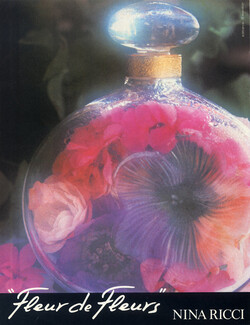 Nina Ricci (Perfumes) 1988 Fleur de Fleurs, Photo David Hamilton