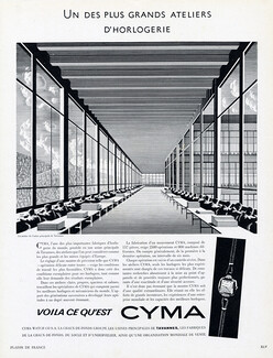 Cyma 1950 Tavannes Factory