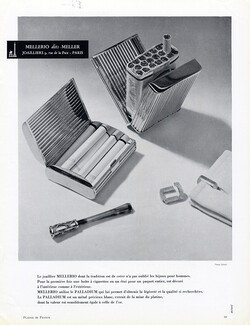 Mellerio dits Meller 1955 Cigarette Box Palladium