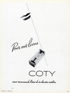 Coty (Cosmetics) 1939 Lipstick Nervic Cyclamen