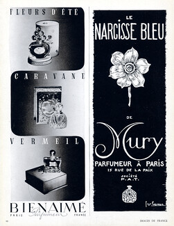 Mury (Perfumes) 1941 Le Narcisse Bleu, Georges Lepape