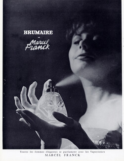 Marcel Franck (Perfumes) 1962 Brumaire Atomizer