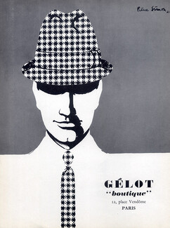 Gélot (Men's Hats) 1961 Pierre Simon