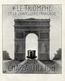 Delion (Hats) 1920 Arc De Triomphe, Griff