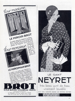 Neyret (Gloves) 1931 René Vincent, Miroir Brot
