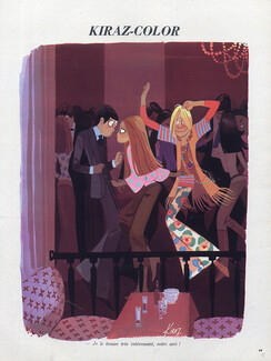Edmond Kiraz 1971 Dancer, Party, Hippie Fashion Style