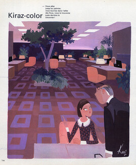 Edmond Kiraz 1971 To the Restaurant, Kiraz-color