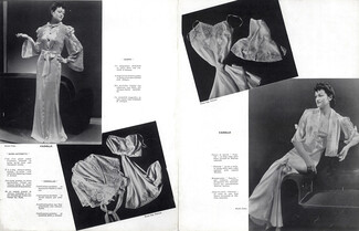 Cadolle (Lingerie) 1939 Dressing Gown, Liseuse, Photo Elshoud & Franz