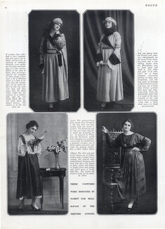 Paul Poiret 1918 Costumes designed by Poiret for Mlle Rafale