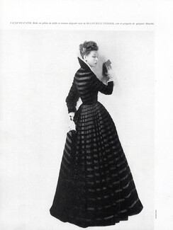 Jacques Fath 1947 Photo Harry Meerson, Evening Gown