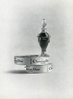 Christian Dior 1950 Ribbon brand label, Perfume