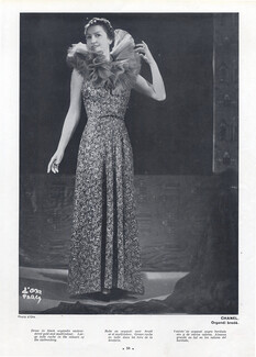Chanel 1937 Evening Gown, Photo Madame D'Ora